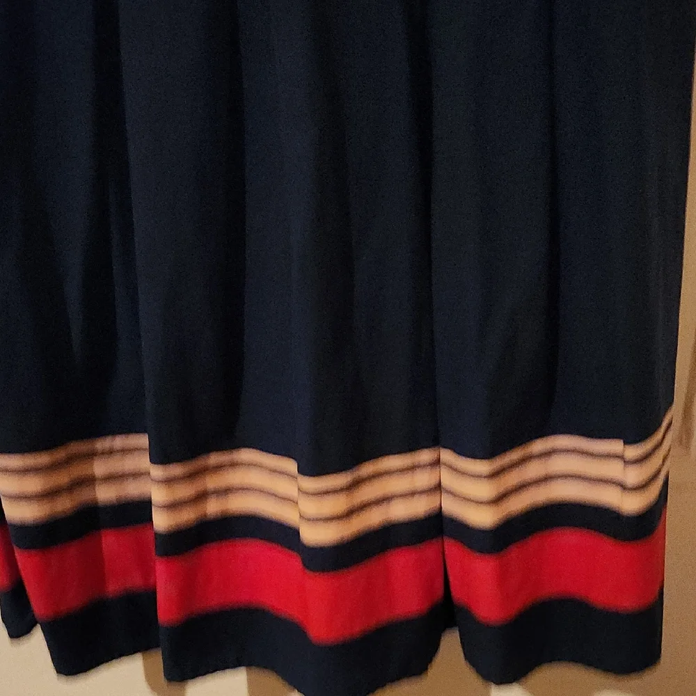 Jason Wu Blue and White Sleeveless A-Line Midi Dress - Picture 7 of 8